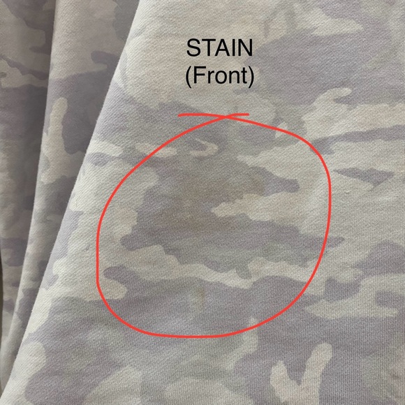 LULULEMON Perfectly Oversized Crew in Igcognito Camo Alpine White Multi - Picture 9 of 11